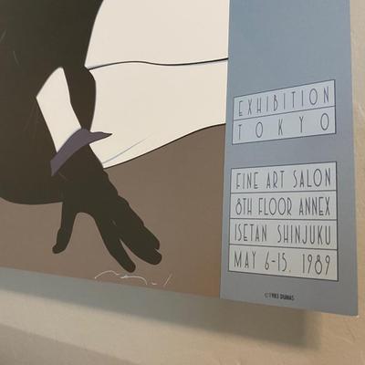 1983 Framed "Isetan" Exhibition Tokyo by Patrick Nagel
