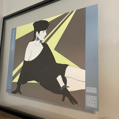 1983 Framed "Isetan" Exhibition Tokyo by Patrick Nagel