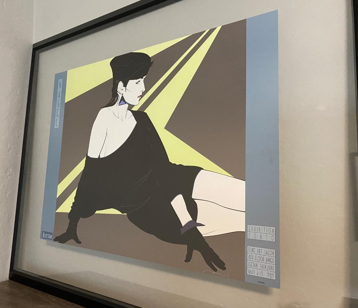 Patrick Nagelのシルクスクリーン VTG Patrick Nagel ISETAN Art Deco Litho Department Store