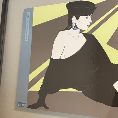 1983 Framed "Isetan" Exhibition Tokyo by Patrick Nagel