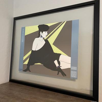 1983 Framed "Isetan" Exhibition Tokyo by Patrick Nagel