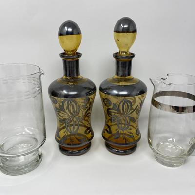 Vintage Decanters and Drinkware