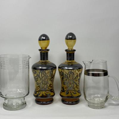 Vintage Decanters and Drinkware