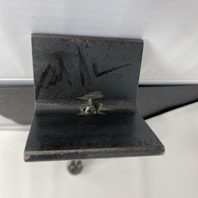 Pair of Signed Mid-Century Modern Art Sculptures
