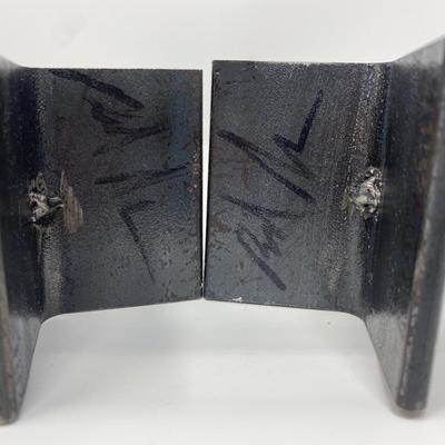 Pair of Signed Mid-Century Modern Art Sculptures