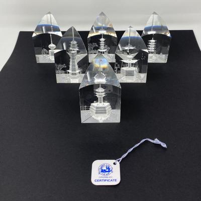 Cut Crystal Puzzle Sculpture