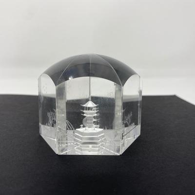 Cut Crystal Puzzle Sculpture