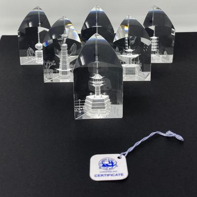 Cut Crystal Puzzle Sculpture