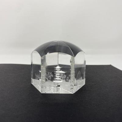 Cut Crystal Puzzle Sculpture