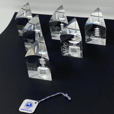 Cut Crystal Puzzle Sculpture