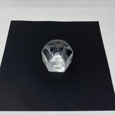 Cut Crystal Puzzle Sculpture
