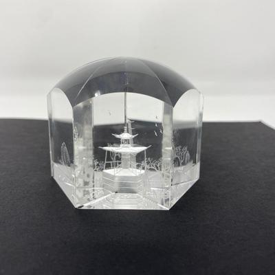 Cut Crystal Puzzle Sculpture