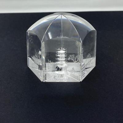 Cut Crystal Puzzle Sculpture