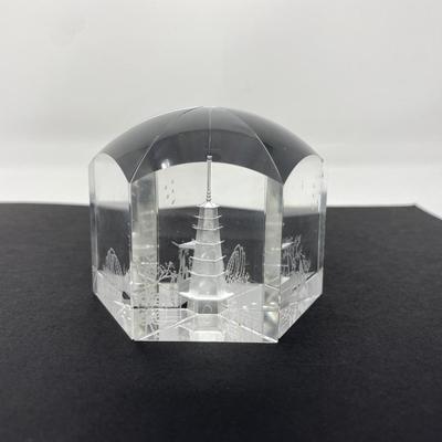 Cut Crystal Puzzle Sculpture