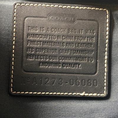 Vintage Black Coach Backpack