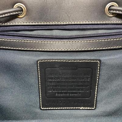 Vintage Black Coach Backpack
