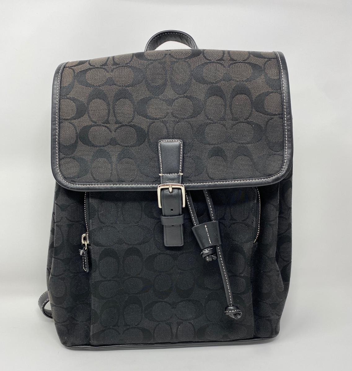 Vintage Black Coach Backpack | EstateSales.org