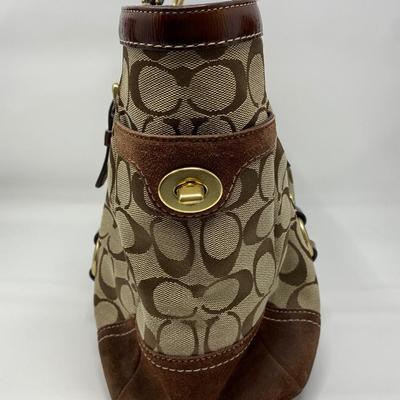Vintage Brown and Tan Coach Purse