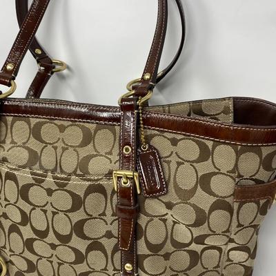Vintage Brown and Tan Coach Purse