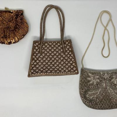 Vintage Micro-Bead Purse, Handbag, and Clutch
