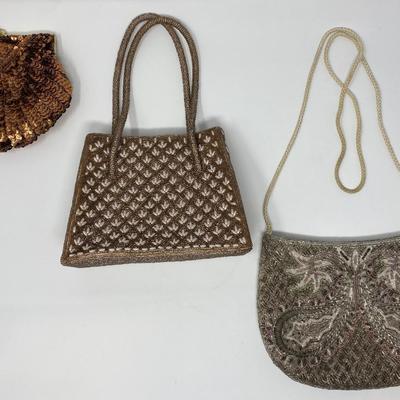 Vintage Micro-Bead Purse, Handbag, and Clutch