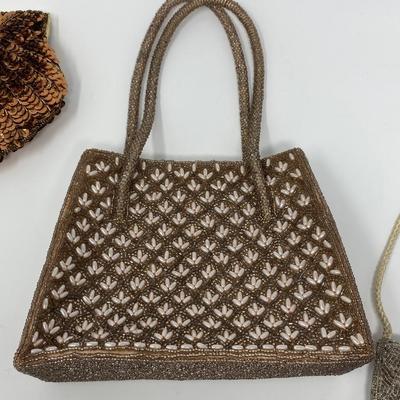 Vintage Micro-Bead Purse, Handbag, and Clutch