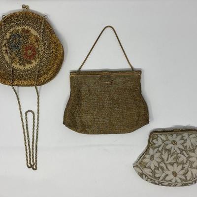 Antique Micro-Bead Handbags and Clutch