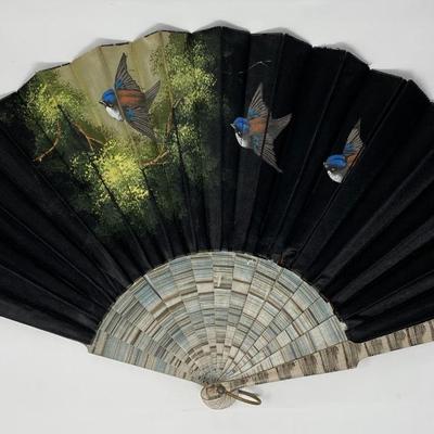 Vintage Large Handheld Fan