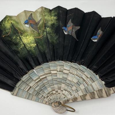 Vintage Large Handheld Fan