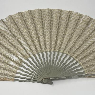 Vintage Large Handheld Fan