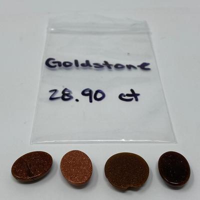 Collection of Goldstones Cabochons