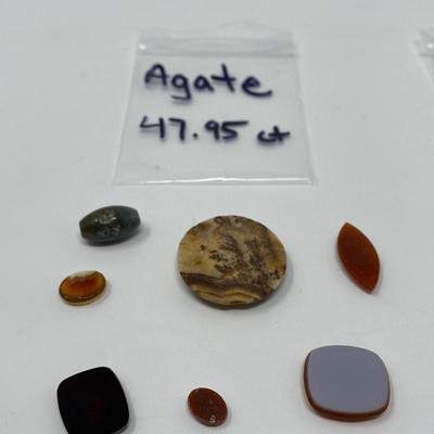 Collection of Agate Stones