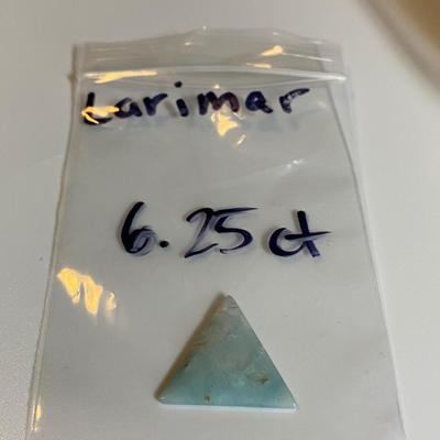 Rare Natural Larimar Stone