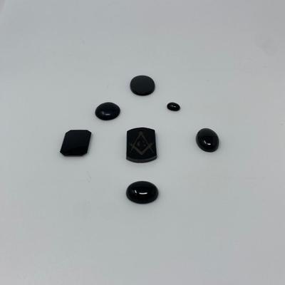 Collection of Black Onyx Stones