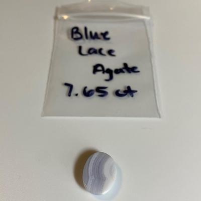 Rare Natural Blue Lace Agate Stone