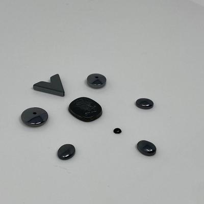 Collection of Hematite Cabochons