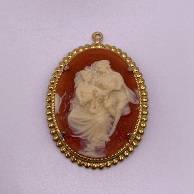 Pair of Cameo Pendants