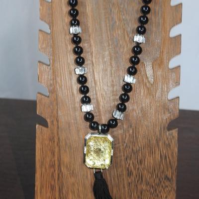 Costume medalian necklace