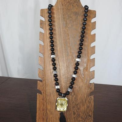 Costume medalian necklace