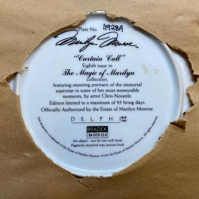 Collection of Marilynn Monroe Collector's Plates