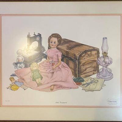 C. Don Ensor Signed "Attic Treasures"