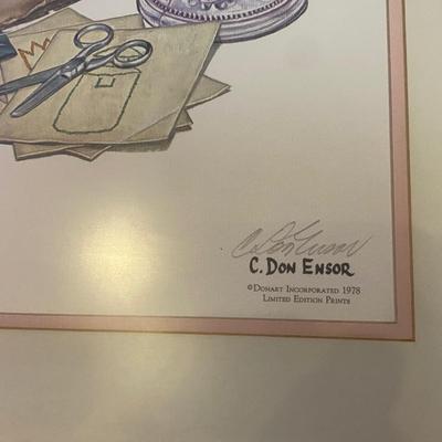 C. Don Ensor Signed "Attic Treasures"
