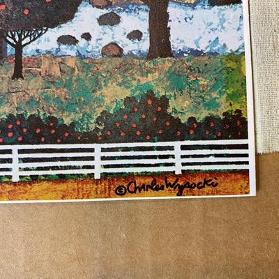 "Amer Farm Scenes" Art Print by Charles Wysocki