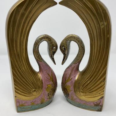 Pair of Solid Brass Statues