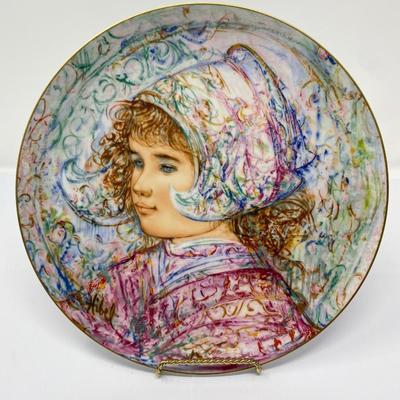 Collection of Limited Edition Edna Hibel Collector's Plates