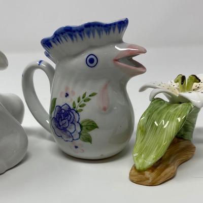 Collection of Cream, Sugar, and Napkin Holders