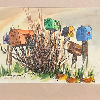 Set of 3 Artist Signed Art Pieces