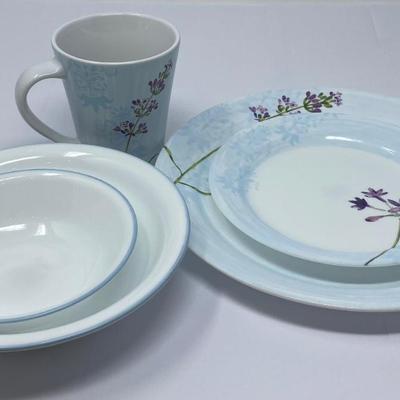 Set of Corelle Summer Meadow Dinnerware