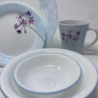 Set of Corelle Summer Meadow Dinnerware