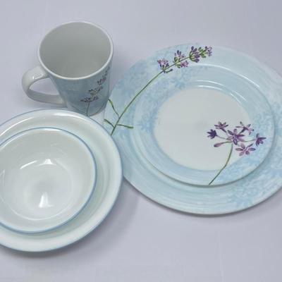 Set of Corelle Summer Meadow Dinnerware